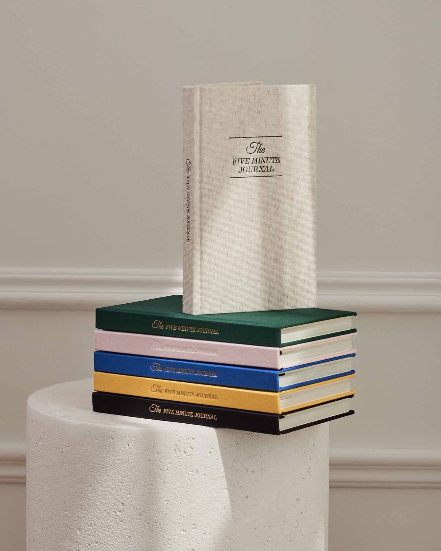 Gratitude Journal – Five Minute Daily Planner, Original Linen Cover