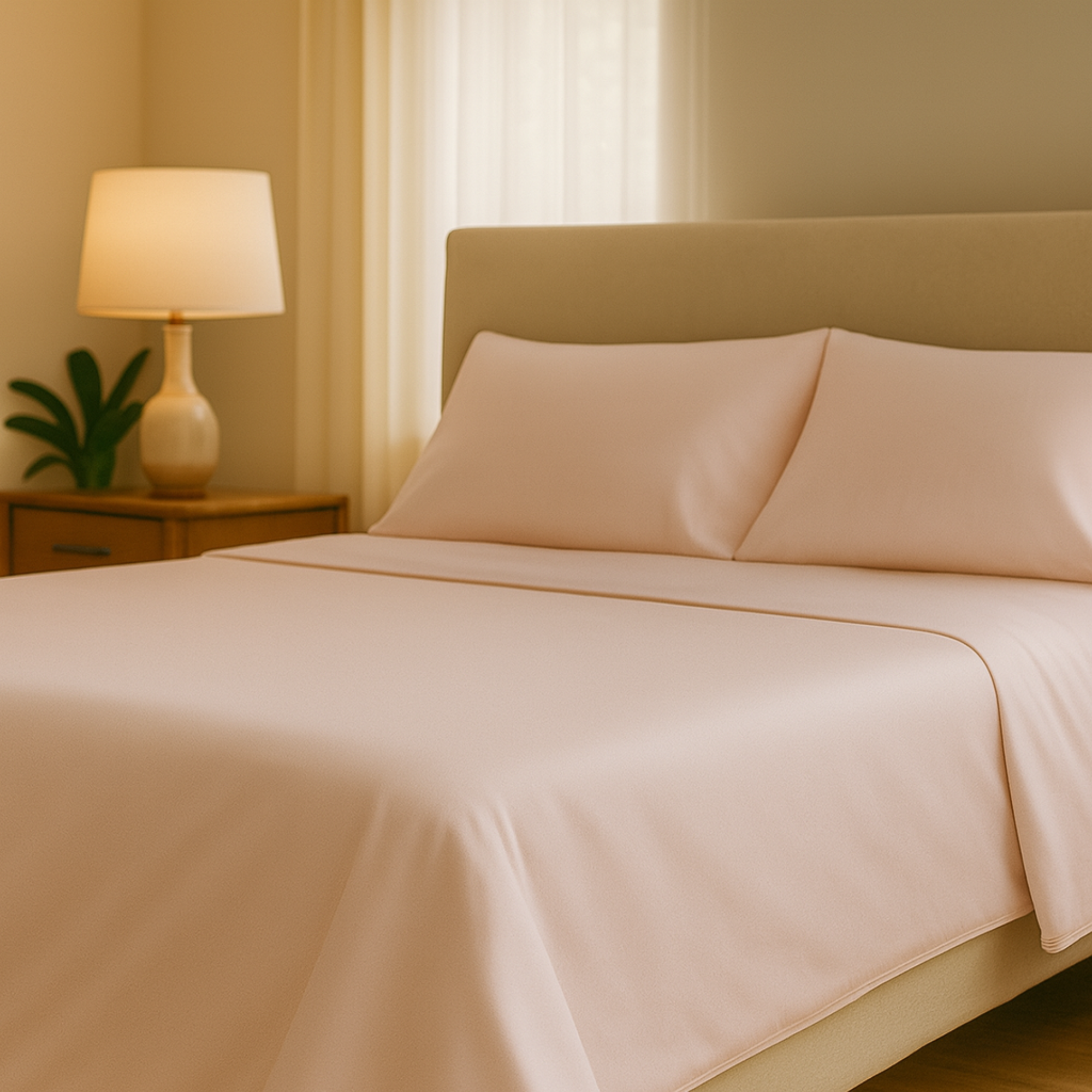 Bamboo Viscose Sheet Set – 4-Piece, Luxury Softness, Queen/King
