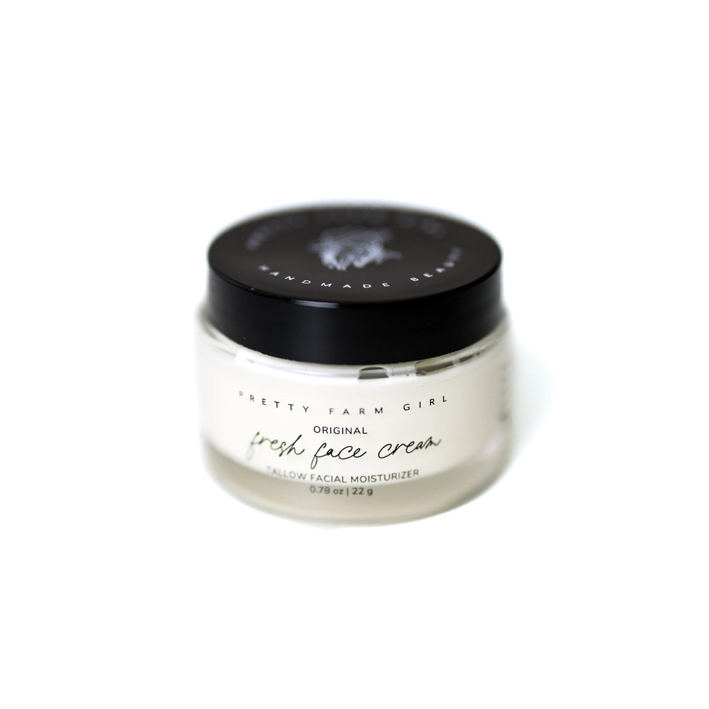 Anti-Aging Face Cream – Tallow Moisturizer, 0.78 oz Glass Jar