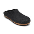 Women's Wool Slippers – Molded Sole, Low Back, Natural